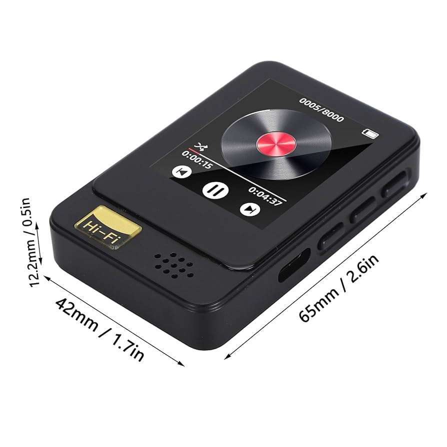 SEINU オーディオプレーヤー Amazon.co.jp: MP3 音楽プレーヤー、1.77 インチフルタッチ